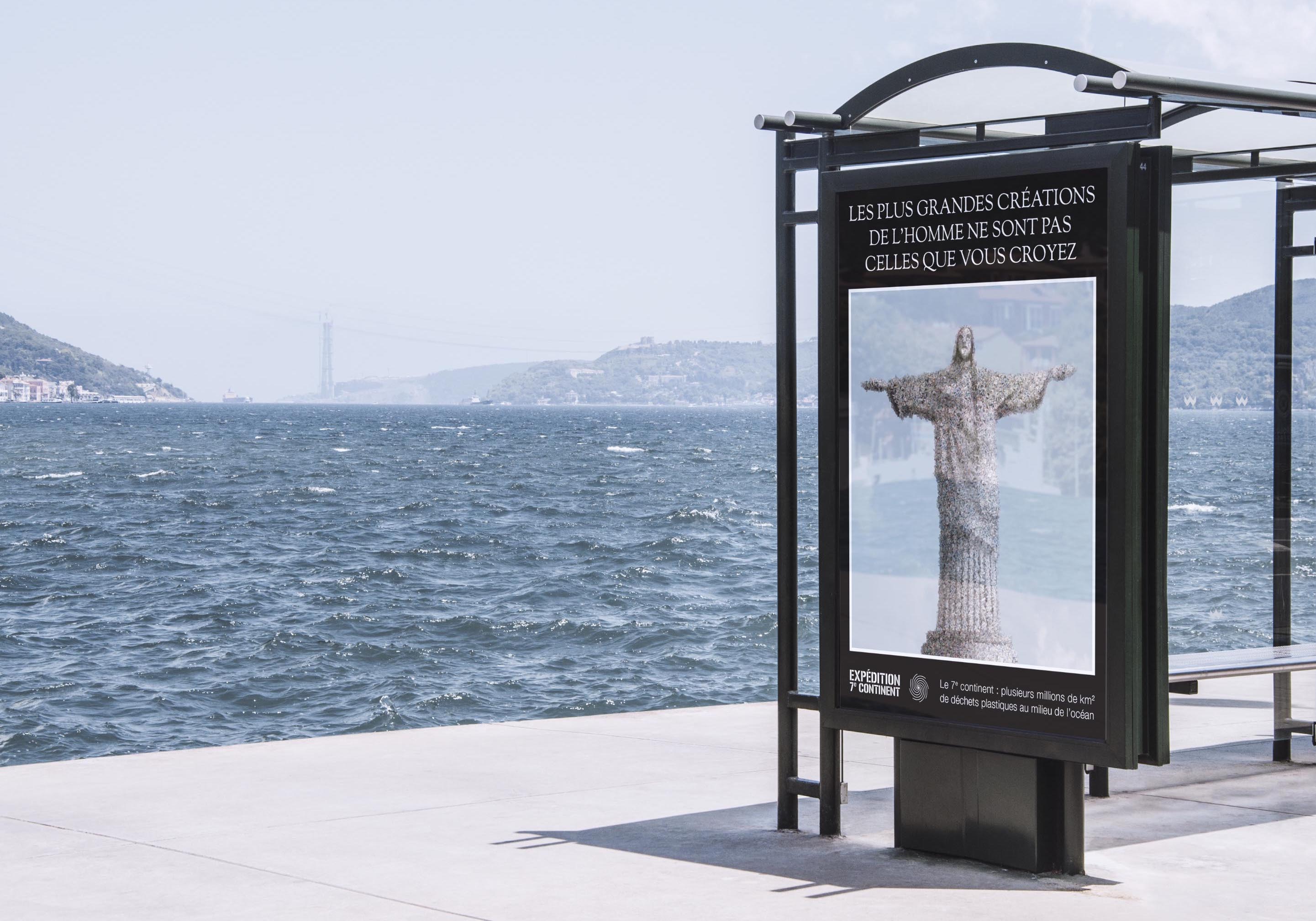 affiche du corcovado face à la mer