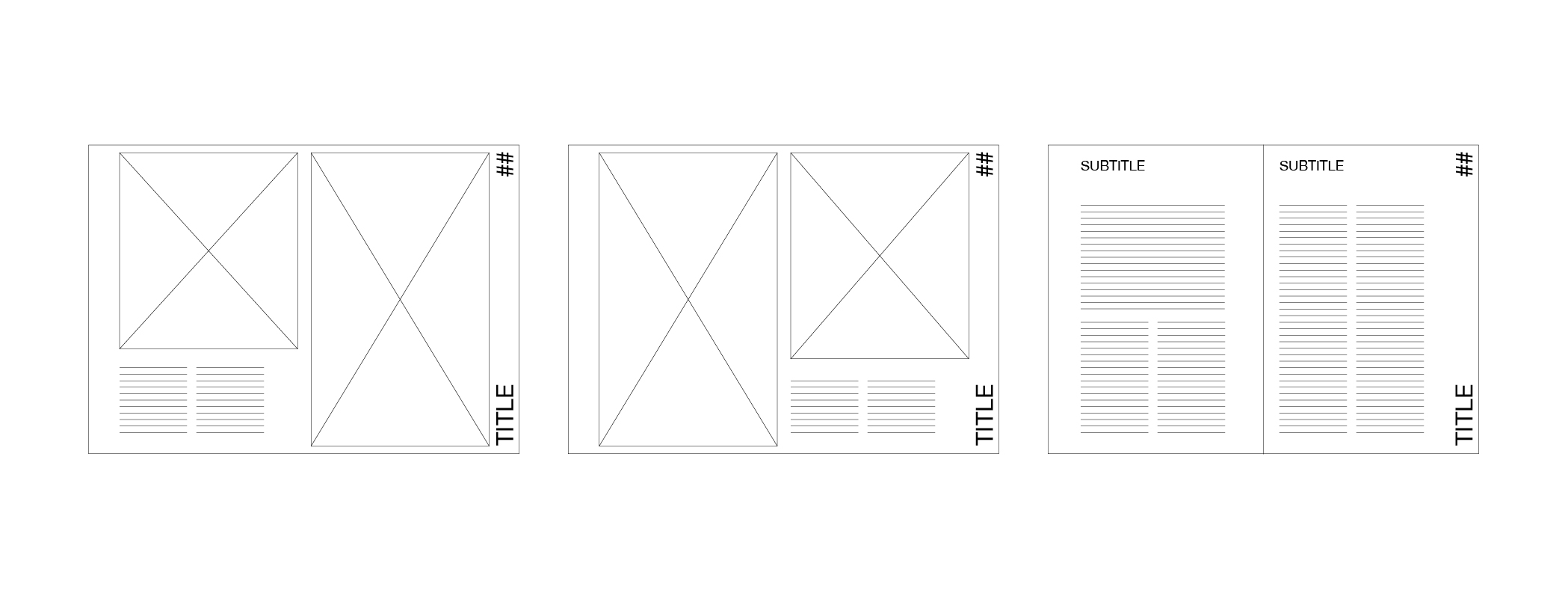 Gabarits de mise en page