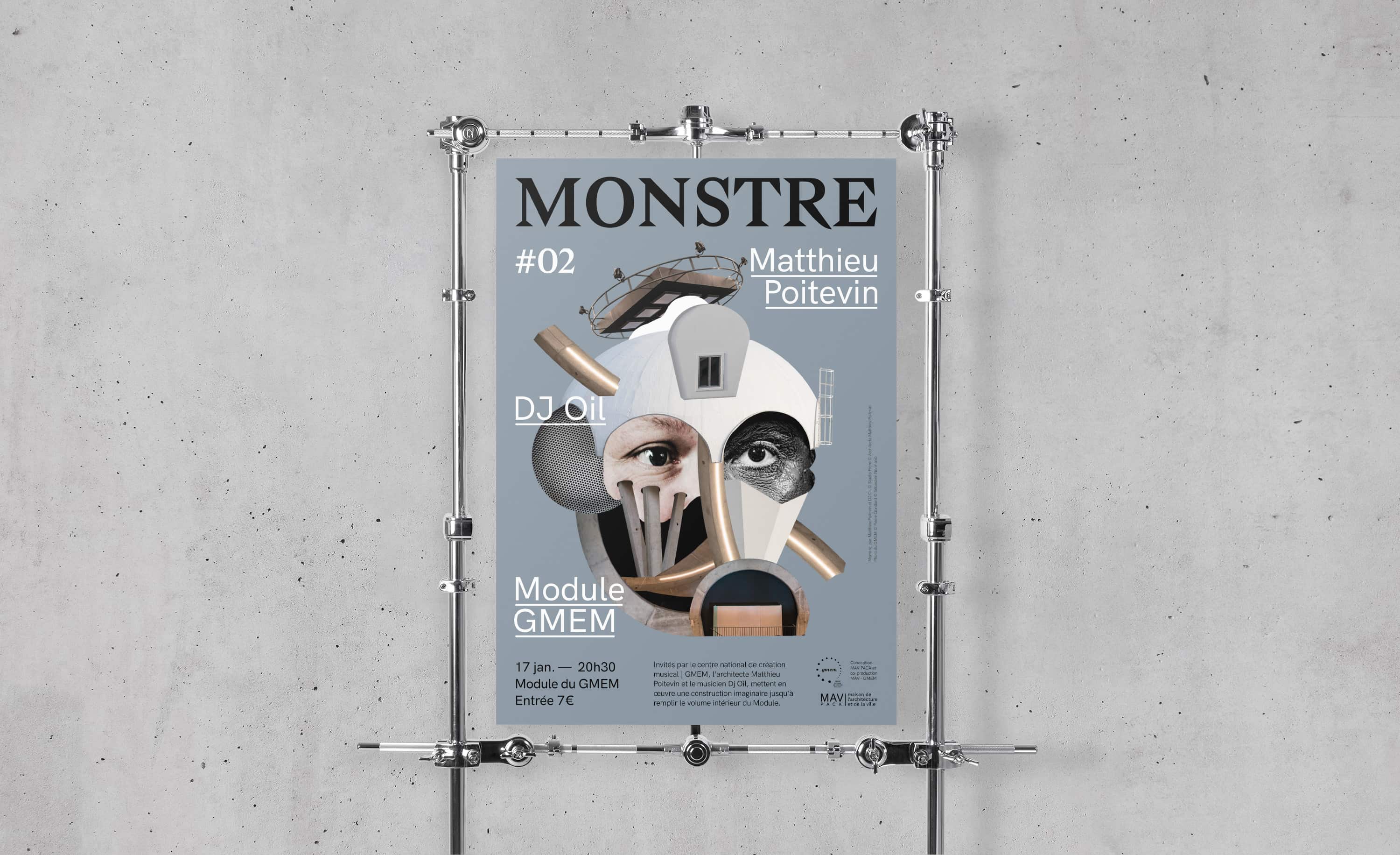 Affiche Monstre gmem Friche Belle de Mai