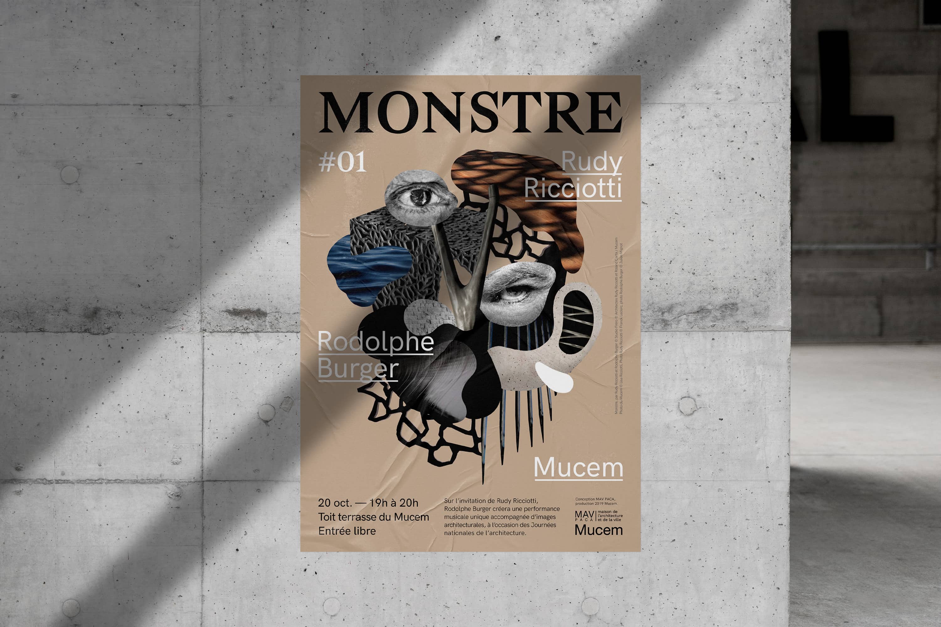 Affiche Monstre Mucem