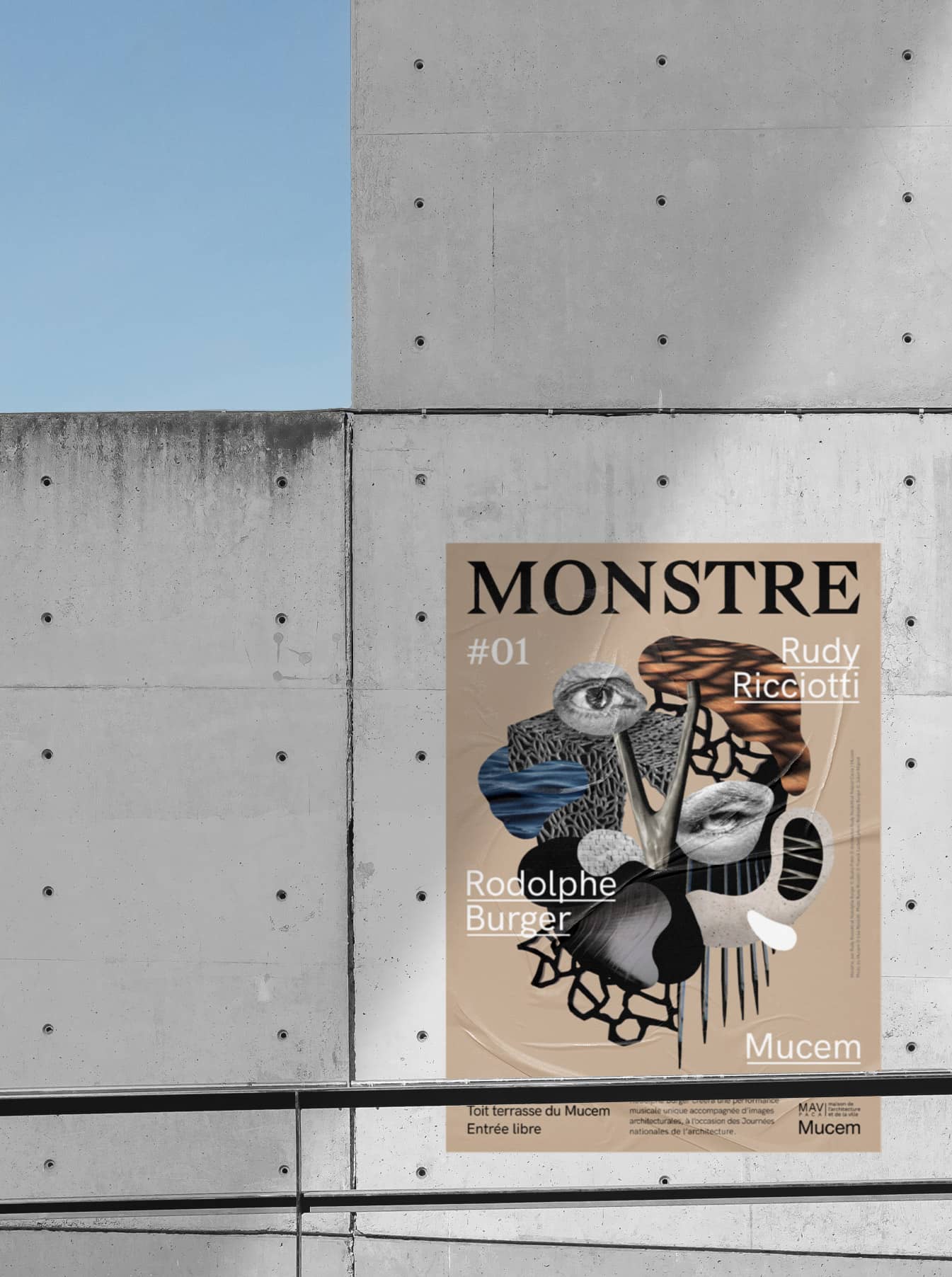 Affiche monstre Mucem