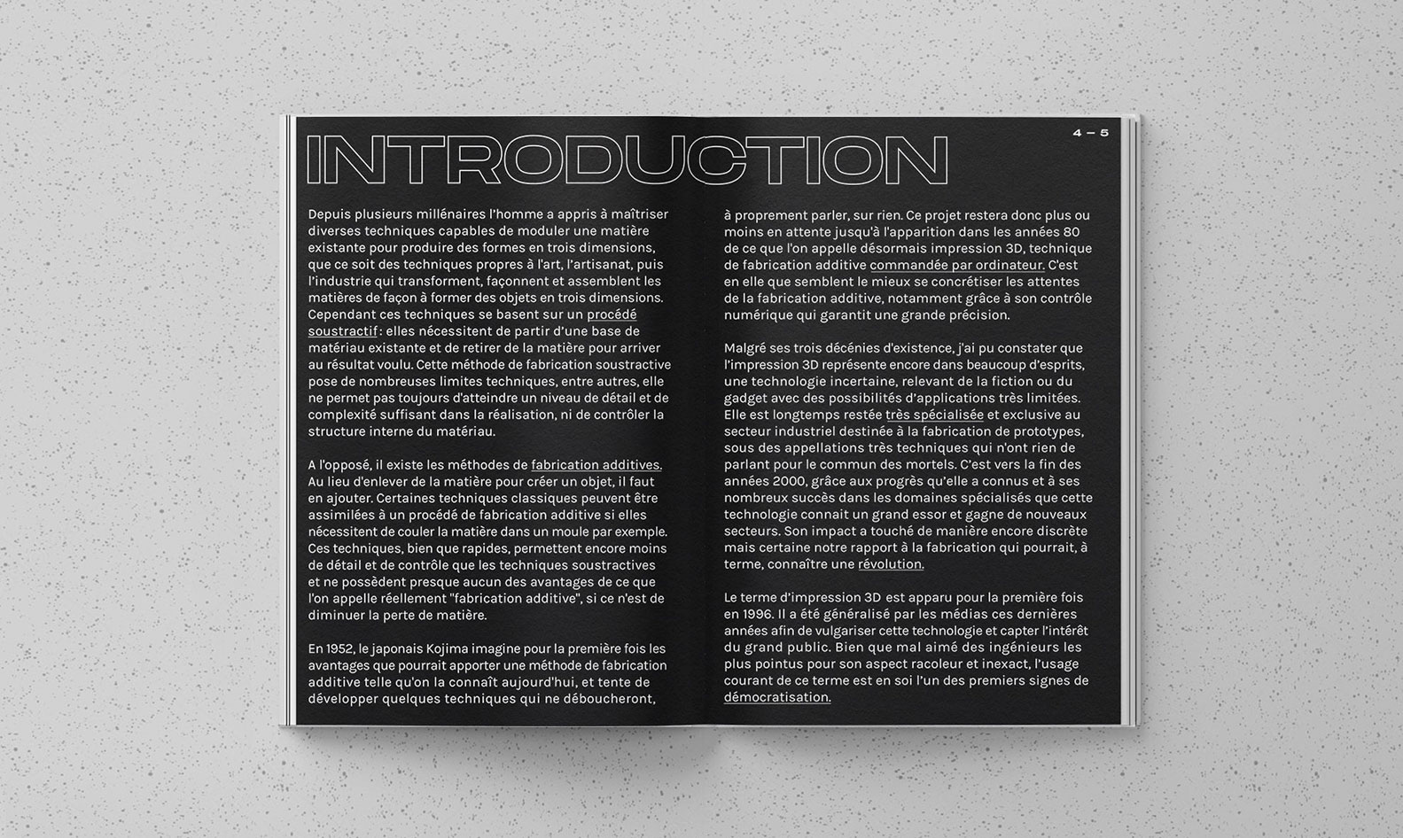 XYZ Page d'introduction